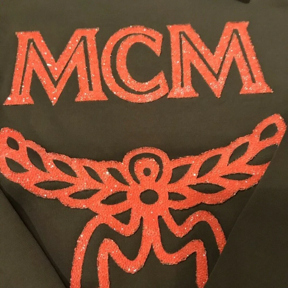 MCM Logo Pullover winter Moss Green - Picture 7 of 8